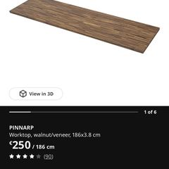 Ikea table top - Pinnarp/Karlby