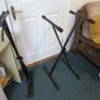 2 folding Piano/keyboard stands Image 7