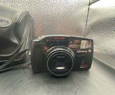 Vintage Carena Super Zoom 105 35mm Film Camera - Fuzzy Logic Zoom + Macro - Tested