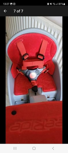 child's bike seat