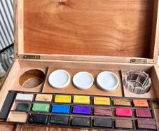 Antique Bourgeois Aine Paris Watercolour Paint Artist Box