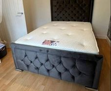Double Monaco bed frame with Mattress