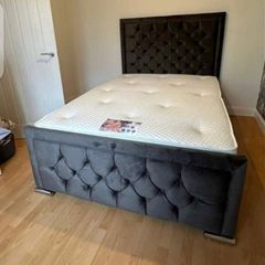 Double Monaco bed frame with Mattress