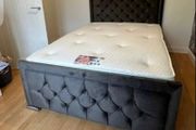 king size Monaco Bed Frame with Mattress included