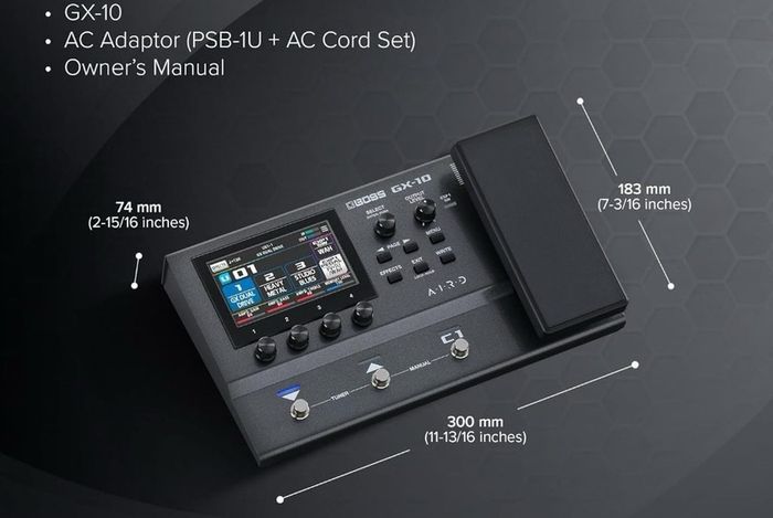 Boss Gx10 Guitar Multi Effects Processor  additional  patches loaded plus 16 Impulse response  loaded plus a Boss BT Dual Bluetooth adapter transmitter