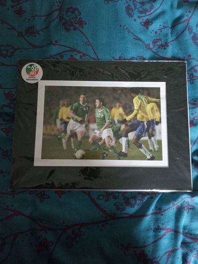 Ireland vs Brazil 2004 Official Picture (new -  still in plastic)