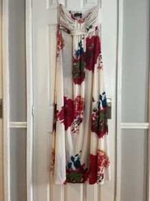 Strapless maxi dress size 10