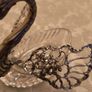 Silver and Cut Glass Swan Trinket Holder Image 9