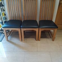 Solid Oak Chairs