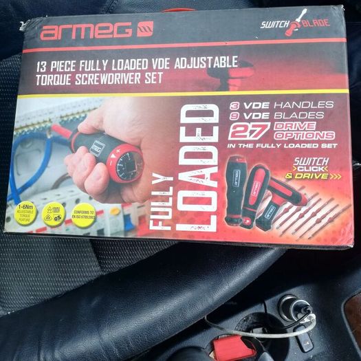 Armeg adjustable torque screwdriver set