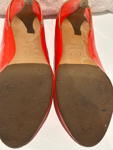 CHANEL Peeptoe Heels (size 5)