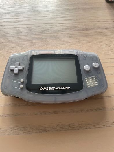 Perfect Xmas Gift Nintendo Gameboy Advance AGB-001 Black Clear with Super Mario Land 2: 6 Golden Coins, Yoshi and Bomberman GB