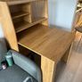 Extendable Dining Table, Natural, Rustic Style With Sideboard Image 2