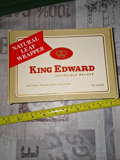 Vintage Box for 50 King Edward Invincible Deluxe with 13 Unopened Inside, Postage Available or collection