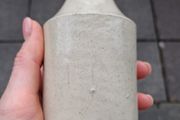 Vintage stoneware ink bottle