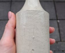 Vintage stoneware ink bottle