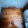 Pair solid antique pine lockers Image 5