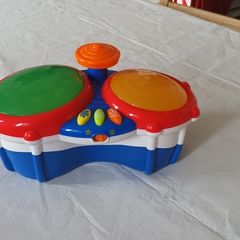 toy drum and toy train