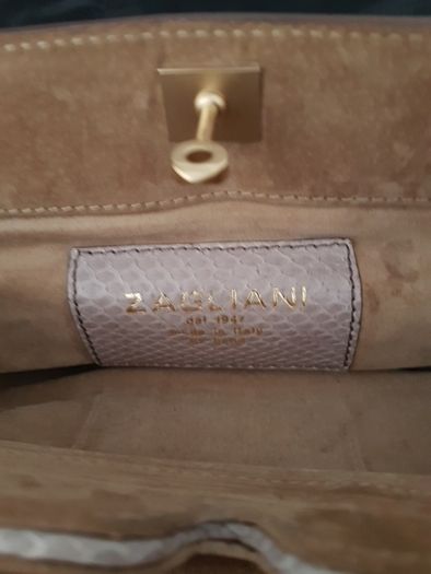 Zagliani python clutch