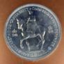 England  1953 Queens Coronation 5 Shilling Crown Coin Condition Image 4