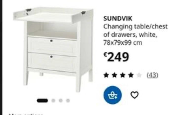 Changing Table & Chest of Drawers
