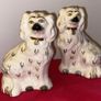 Antique Staffordshire Dogs miniature Pair Image 8