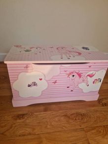 Kids Wooden Toy Box