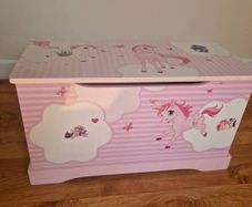 Kids Wooden Toy Box