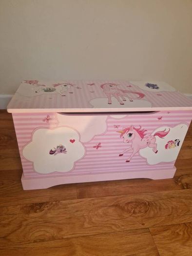 Kids Wooden Toy Box