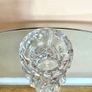 Vintage German Glashutte Bark Vase / Candleholder, Mid Century Glass Image 8