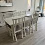 white kitchen table and chairs Image 2