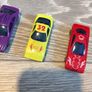 Four plastic Toy Cars Image 4