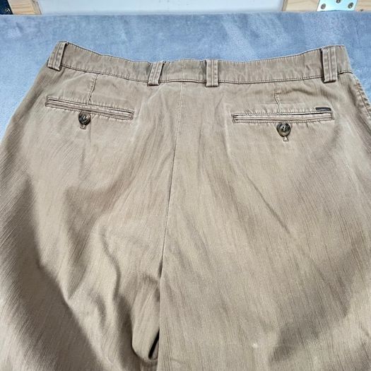 Oakman Vintage Active Stretch Canvas Chinos W36 L32 Brown