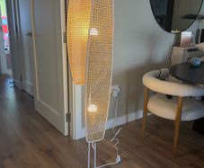 Statement 2 Light Cane / Rattan Floor Lamp