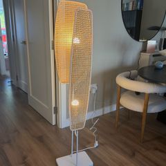 Statement 2 Light Cane / Rattan Floor Lamp