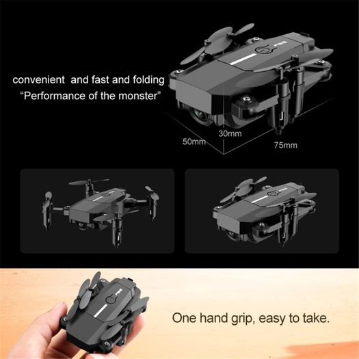 1080P WiFi Camera Drone Remote Control Aircraft Aerial Color Box Angle HD Camera High Hold Mode Foldable Arm RC Helicopter Mobile Phone