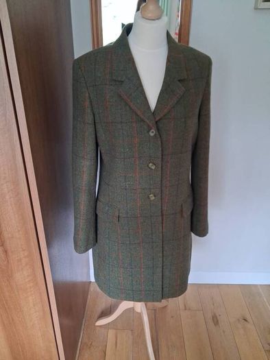 Alan Paine of London New Unworn Ladies Green Wool Coat