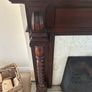Wooden mantelpiece and marble Image 3