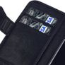 SAMSUNG i9500 GALAXY S4 Wallet Case Cover in Black / Pink Image 4