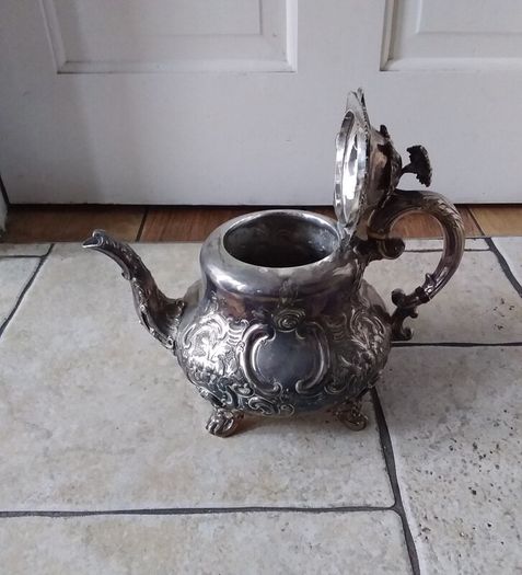 Antique Silver Plated Teapot
