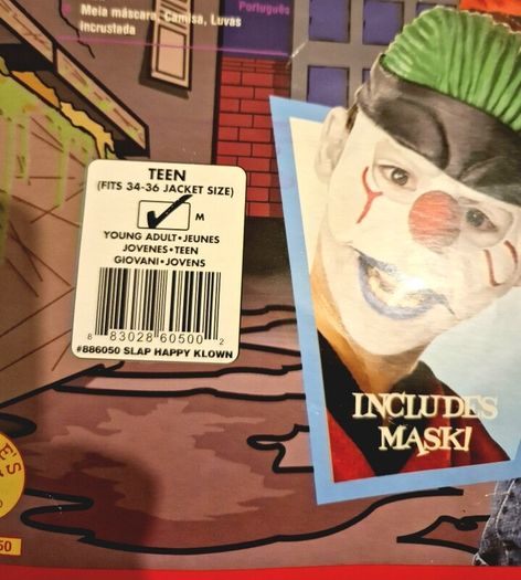 Slap Happy Klown Costume