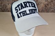 STARTER ATHLETIC DEPT baseball cap Mesh Trucker hat snapback white navy