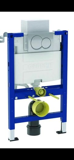 Geberit alpha frame and flush plate