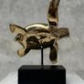 Turtle - Polished Bronze, Metal Stand Image 5