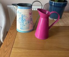 Metal jugs x 2
