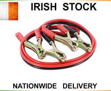 120 Amp 2.5 Metre Heavy Duty Booster Cables Jump Leads Car Van Battery Starter