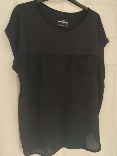 Navy top Essentials by Tchibo size UK14 EU42 Postage included