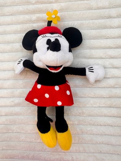 Walt Disney Minnie Mouse 90 Years Soft Plush approx. 36 cm. Used Please see photos