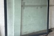 Large glass panel