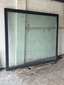 Large glass panel